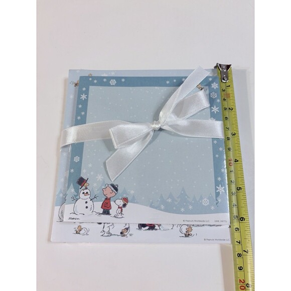 NEW Hallmark "Peanuts" Memo Note Pad Set Charlie Brown Snoopy Stationary - Picture 4 of 4